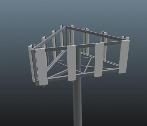 Low Poly Cell Phone Tower preview image